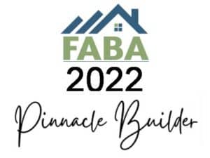 Fredericksburg Area Builders Association (FABA) 2022 Pinnacle Builder